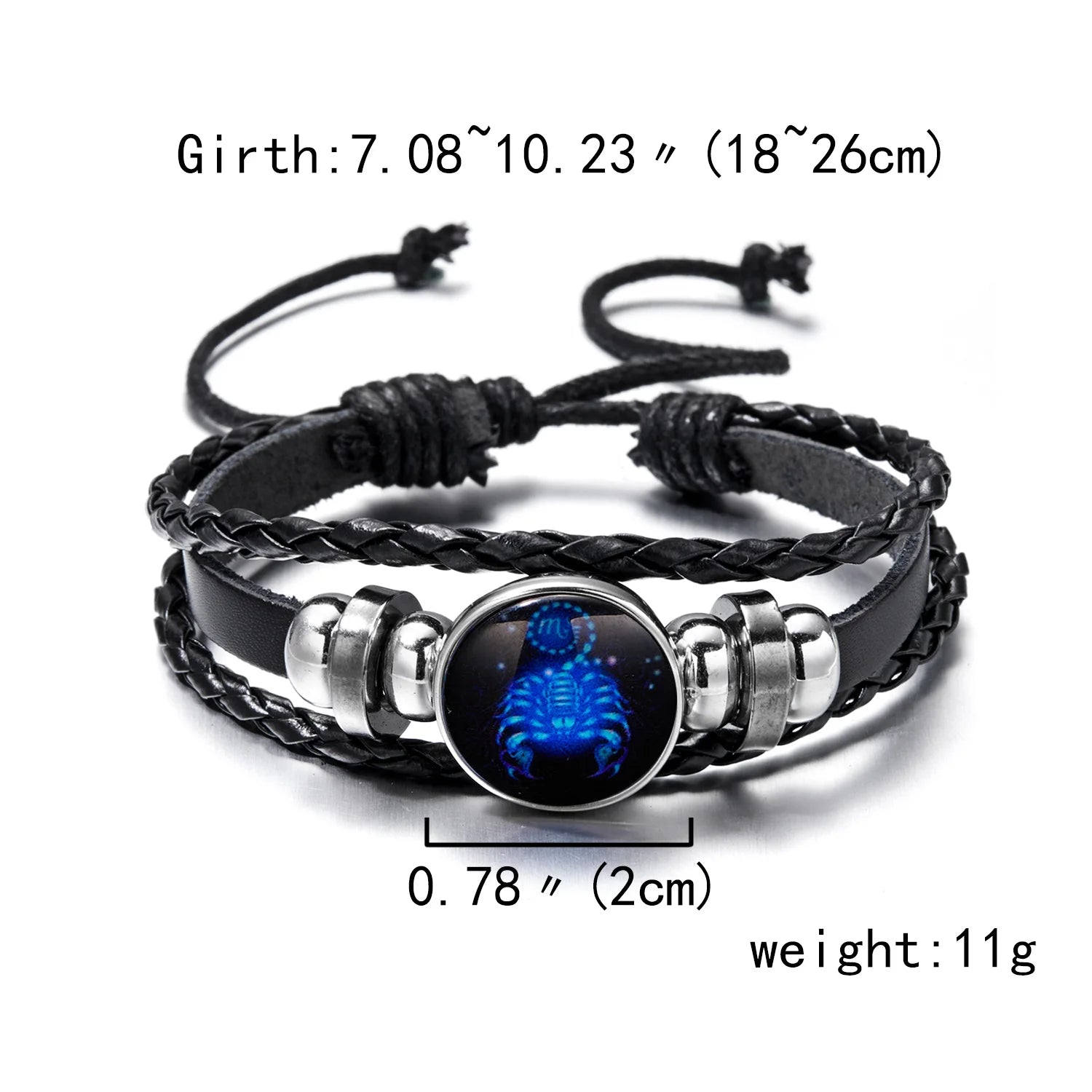 12 Zodiac Sign Luminous Bracelet